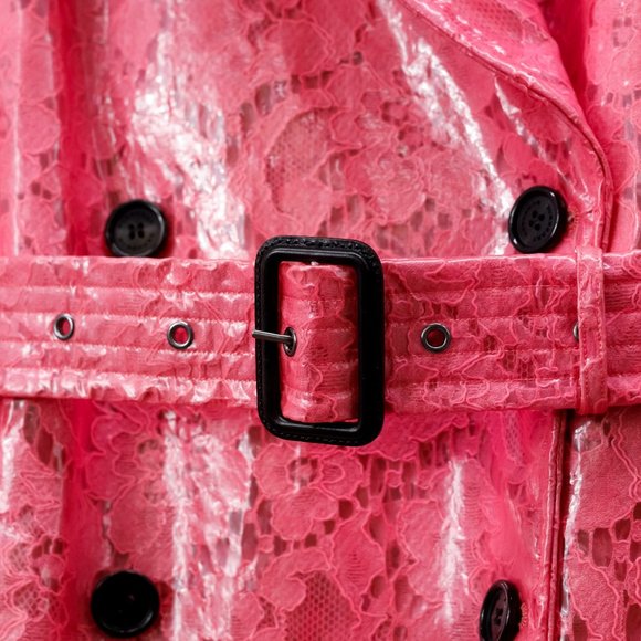 Burberry Pink Eastheath Embellished Trench Coat - Picture 10 of 16